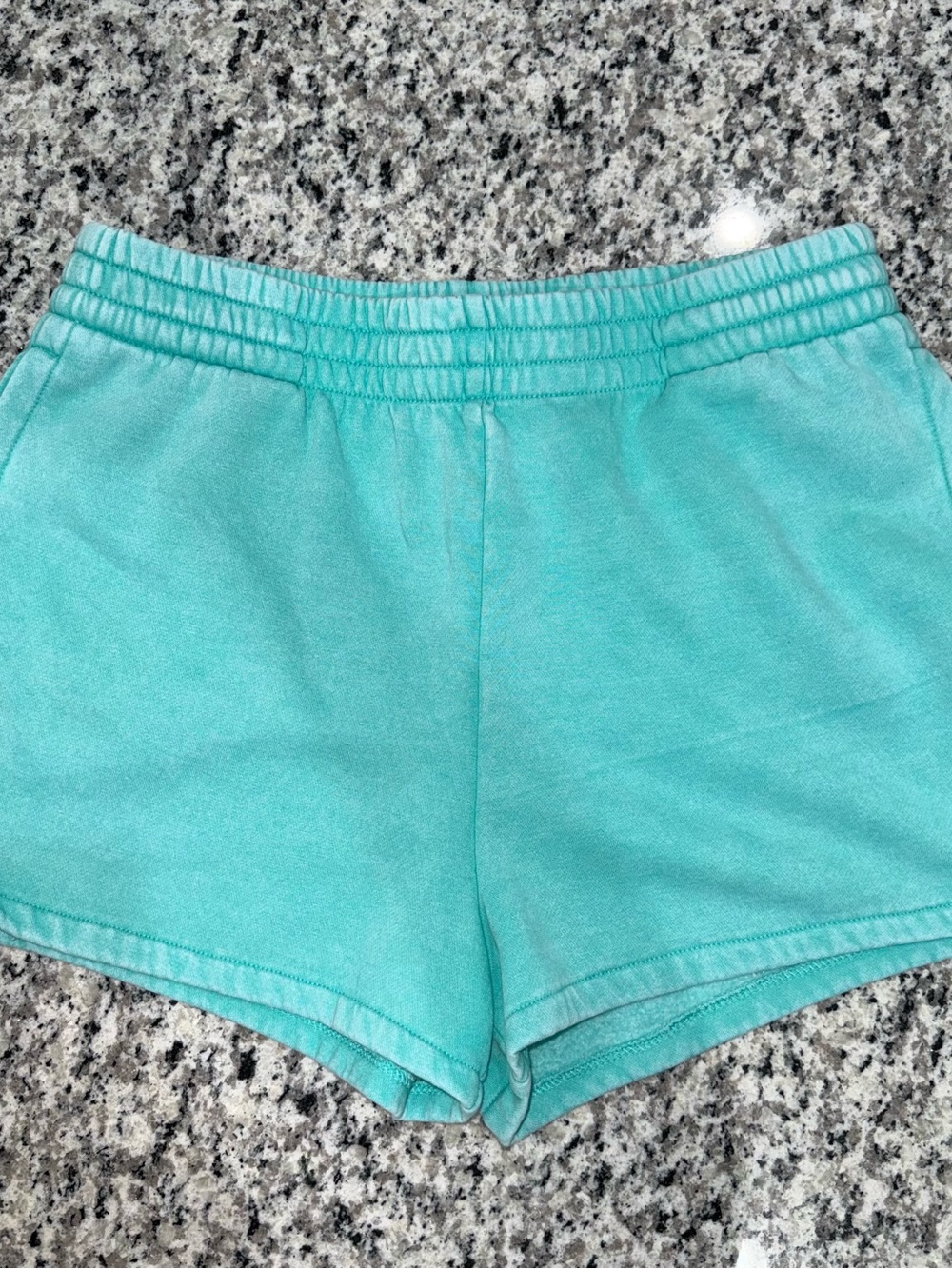 Zenana Outfitters Aqua Athletic Lounge Shorts